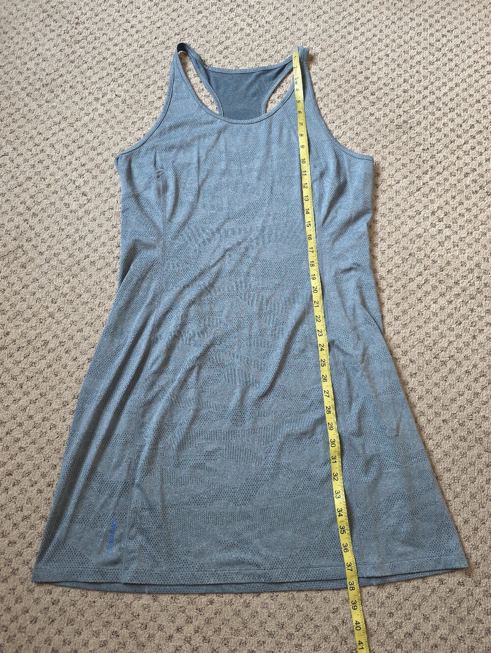 Merrell Dusty Blue Racerback Tank Dress - Picture 4 of 7